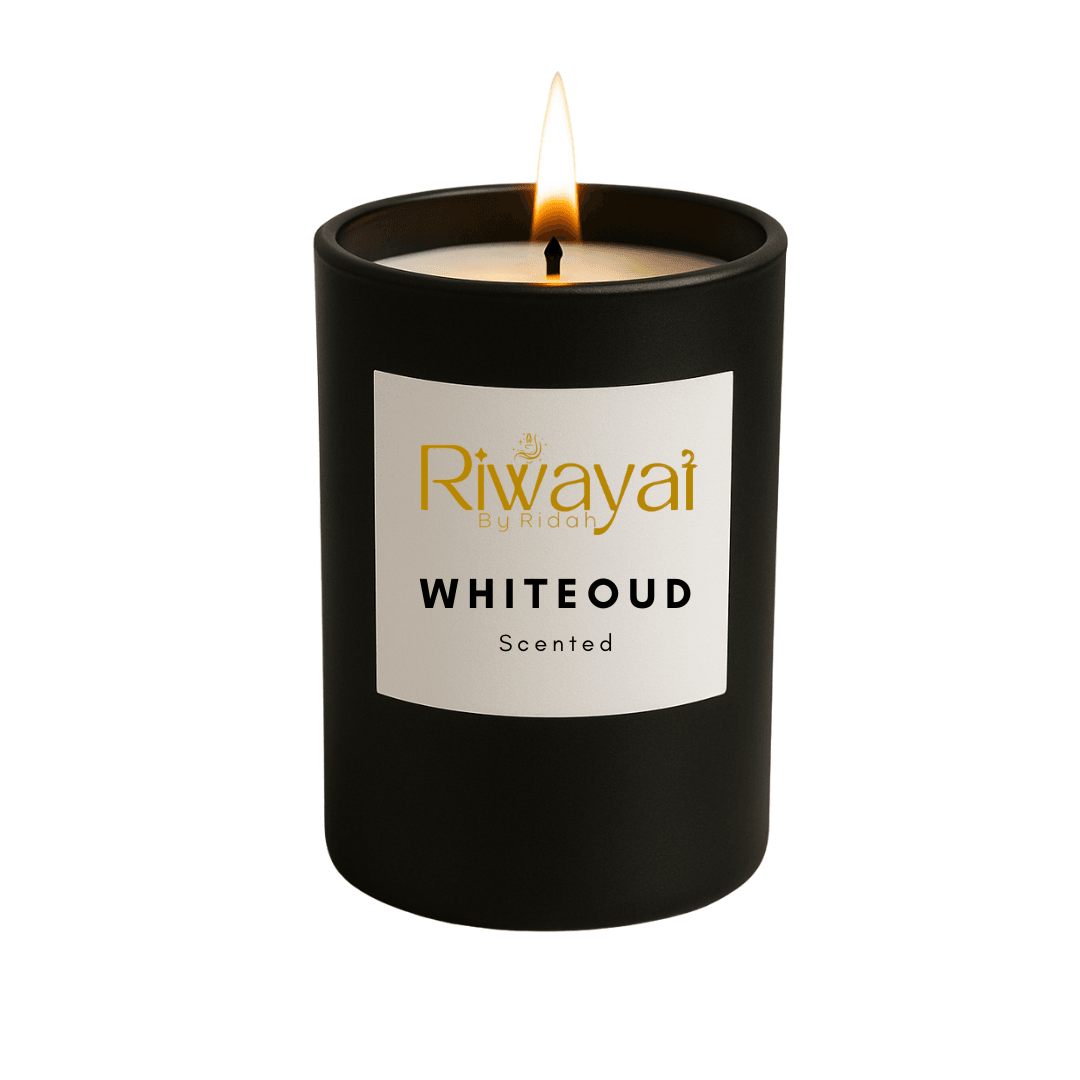 White Oud Home candle - RiwayatbyRida