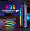 Rgb Voice Control Led Light Bar – Rechargeable (white Color)