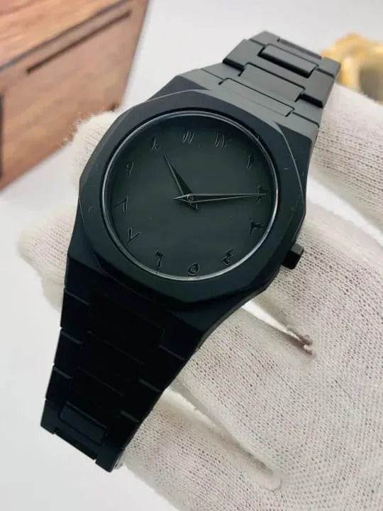 Stylish Arabic Watch for Men – Black Aura 2025 Edition - RiwayatbyRida