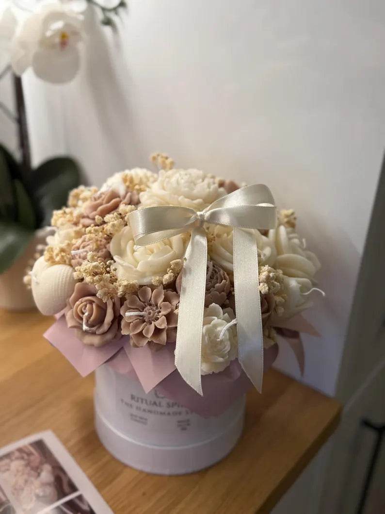 Scented Candle bouquet-Perfect for gift - RiwayatbyRida